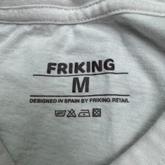 Friking 301A Athletic Madric Where Is Waldo Style T-Shirt Medium White Crew Tee