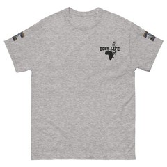 Boss Life african money back signature embroisery sleeve Unisex classic tee