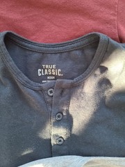Lot of 6 True Classic LONG SLEEVE Shirts Men’s Size Medium Crew Neck Henley GUC!