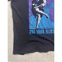 Guns N Roses Use Your Illusion II Tour 1991 Graphic T-Shirt Black Mens Medium