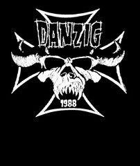 DANZIG cd cv IRON CROSS SKULL 1988 Official SHIRT XXL New lucifuge how gods kill