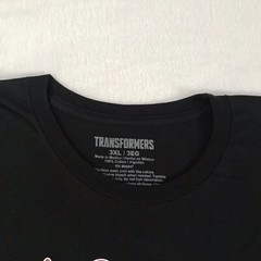 Transformers Optimus Prime Black Men’s Graphic T-shirt Size 3XL Chest 55″ NWT