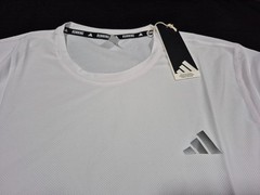 Adidas Mens OWN THE RUN Shirts S/S Training White Blackr- Jersey Jogging IK7436