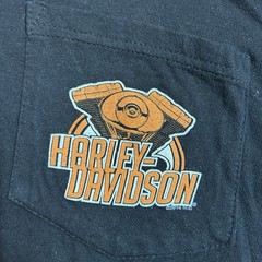 Harley-Davidson Voo Doo Shirt Mens XL Black New Orleans Louisiana Long Sleeve