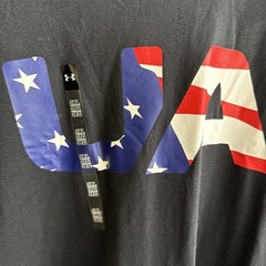 Under Armour Men’s UA Freedom Flag Logo T-Shirt Black 3XL NWT