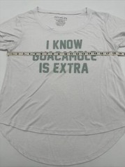 I Know Guacamole Is Extra T-Shirt Women Medium Spell Out Fifth Sun…#5971
