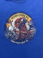 Hobgoblin Imported English Ale Shirt Mens XL Blue Graphic Fantasy Beer Tee