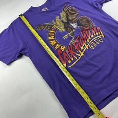 Vintage 90’s Hawaii Cock Fighting Club Rooster T-Shirt Men Size XL-L Collection