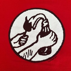 Supreme Molotov T-Shirt Red M Streetwear Skater Punk SS18 2018 Anarchist Riot