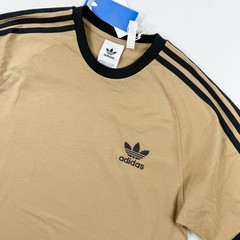Adidas Originals Adicolor Classics 3-Stripes Tee Mens M Cardboard Brown JY1370