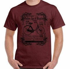 THE Golden Age Of Bicycles Mens Funny Cycling T-Shirt Bike Cycle MTB Road Racer