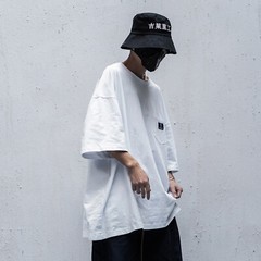 MFCT Men’s Streetwear Urban Crewneck Relaxed T-shirt Half Sleeves Tee