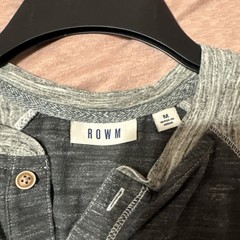 ROWM Heathered Henley Short Sleeve Tee – M