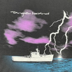 Vtg Gildan Black XL Tangier Island Virginia Lightning Boat Graphic East Coast