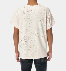 AMIRI Short Sleeve T-Shirt Shotgun Tee Pink Size XL SOLD OUT