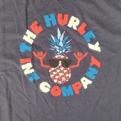 Hurley Men’s Favorite fruit Bros Jersey graphic tank-top XLarge Dark Blue