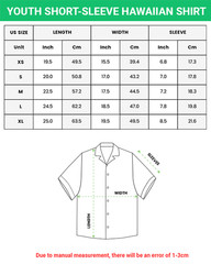 Skull and Rose 3D Print Hawaiian Shirt – Adults & Youth