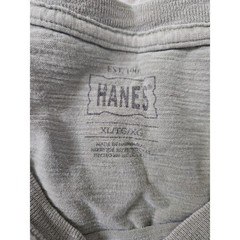 Hanes Green Pocket T-Shirt Crew Neck Casual Basic Tee Size XL/XG