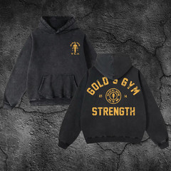 (Collection) Gold’s Gym Hoodie & T-shirt Heavy Cotton Bodybuilding For Men Top