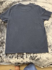 Common P eople Men’s Navy Waffle Knit Pocket T-Shirt