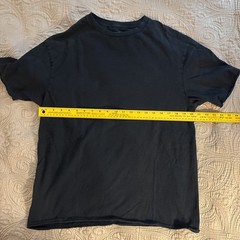 Cremieux Men’s Large Black T Shirt With a Rising Phoenix & Raw Edge Sleeves