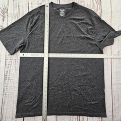 Jerzees Gray Short Sleeve Cotton Blend T-Shirt Men’s L