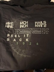 Nine Inch Nails NIN Peel It Back Tour 2026 Merch reprint T-Shirt, FAST SHIP