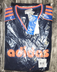 NEW MEN’S ADIDAS ORIGINALS TREFOIL RETRO POLY TEE SHIRT ~SIZE LARGE #JD0812
