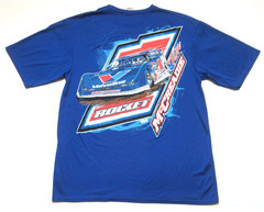 Tim McCreadie T-Shirt Rocket Racing Late Model Dirt Track Race Polyester Medium