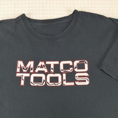 Matco Tools Men Black Graphic T-Shirt Short Sleeve Tool Truck Crew Neck 2XL