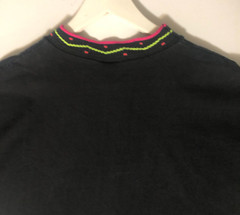 Vintage 80s Disney Wear Mickey Mouse Single-Stitch Shirt XL Ribbed Knit Collar