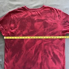 2010s Nike Athletic Department T Shirt Mens XL Red Maroon Bleach Dye ‘72 Classic