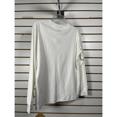Uniqlo U Crew Neck Long Sleeve T Shirt White Pocket Size 13