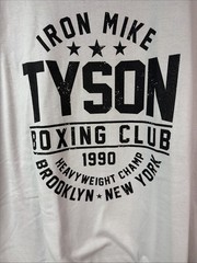 Mike Tyson Boxing Club Sleeveless 1990 Brooklyn Heavyweight Champ Gray Sz XL