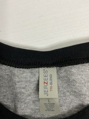 Jerzees Men’s Tri-Blend T-Shirt 3/4 Sleeve Soft Raglan Baseball Tee Size L
