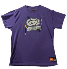 Nike Athletic Gear Purple Basketball T-Shirt Men’s L Modern Retro Style