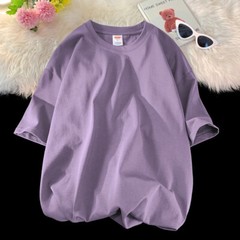 100% Cotton O-Neck Oversized Summer Short Sleeve Men’s T Shirt HipHop Streetwear