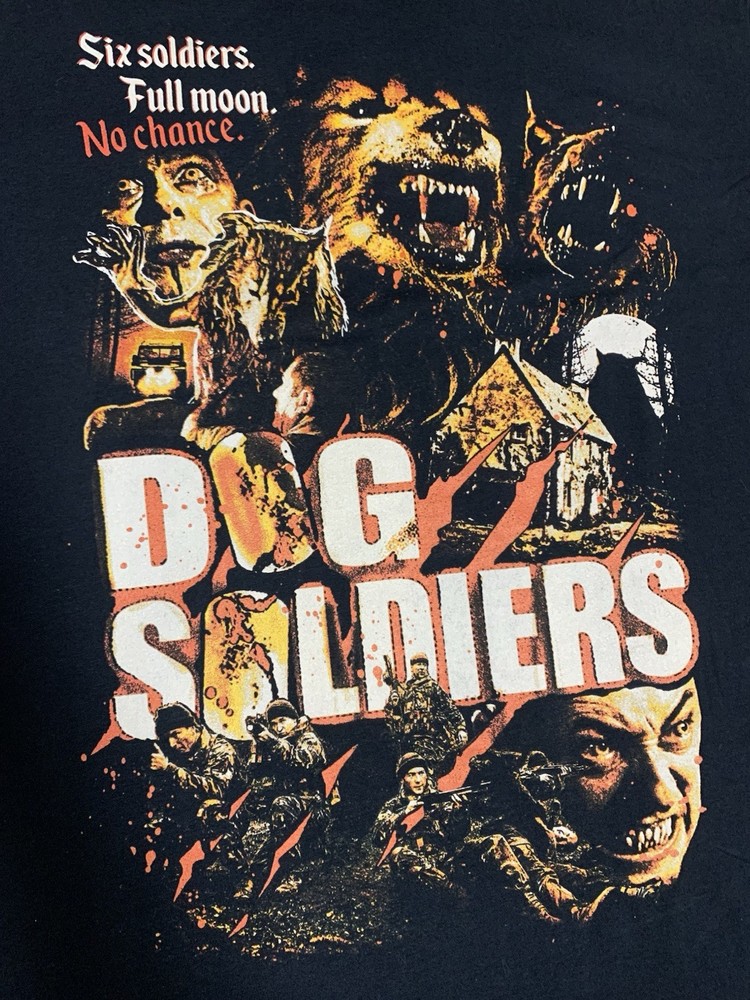 Dog Soldiers Horror T-shirt -OFFICIAL (great condition)(MEDIUM see description)