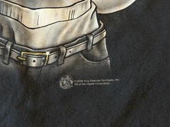 Y2K 2009 King POPEYE Gangsta Bling Tattoo Streetwear Vintage T-Shirt – Size XL