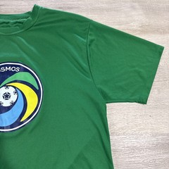 New York Cosmos Soccer Shirt Men’s Green Heroes Night 2015 Tee Large