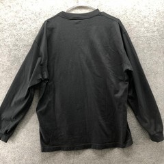 Uniqlo U Crew Neck Pocket Tee Mens Large Black Long Sleeve T-Shirt Relaxed
