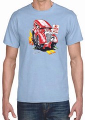 Adult DryBlend® T-Shirt – ( RED RIDER – HOT ROD)