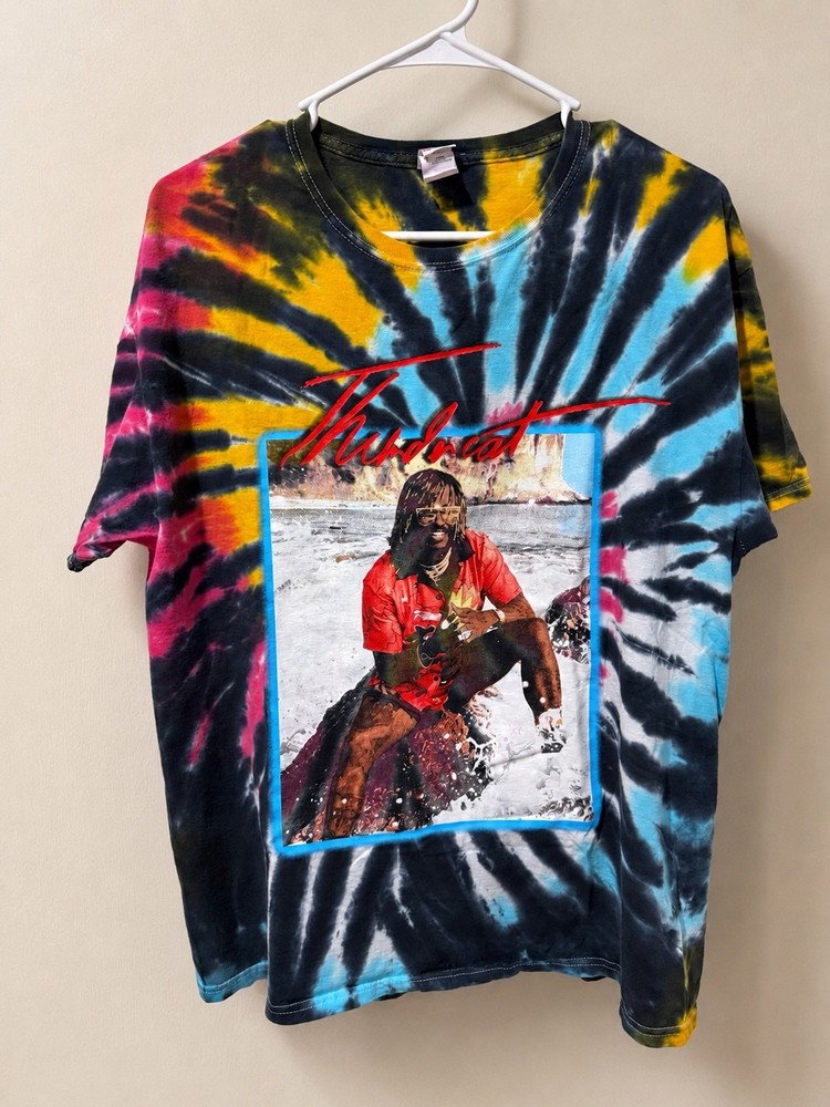 Thundercat Tie Dye Shirt Men’s Large Rare Out of Print Hip Hop Rap Tee