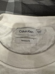 Calvin Klein Mens White Tshirt Size XL