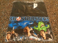 Ghostbusters T-shirt Adult Medium 👻 They’re Here to Save the World Black NWT