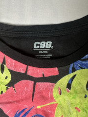 CSG Men’s 2XL Bright Color Leaf Graphic T-Shirt Short Sleeve Casual Tee