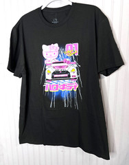 Hello Kitty Sanrio Unisex TSHIRT 2XL Tokyo Speed Racing Graphic Speed Black Pink
