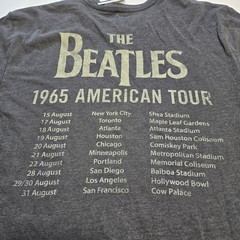 THE BEATLES Rubber Soul “1965 American Tour” Concert T-Shirt – Size S – NEW!