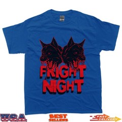 Fright Night Double Hellhound Horror Art T-Shirt