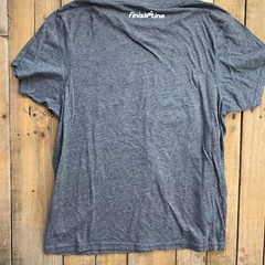I Grabbed A Pair Finish Line T-Shirt Mens Size One Size (L) Sneakers Shoes Grey